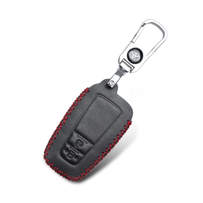 Case Pelindung Remote Kunci Mobil Bahan Kulit Untuk Toyota Camry / fortuner hilux Corolla Altis
