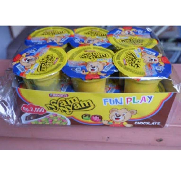 

⇮ Nyam nyam Fun play 11gr murah isi 12pcs ↭