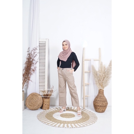 KULOT WANITA CARGO AMBER-Mocca