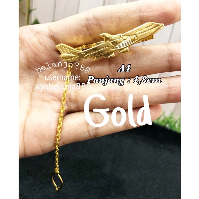 Jepit dasi pesawat satuan
