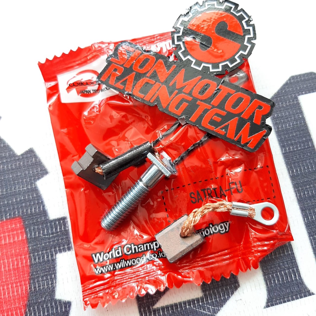 Cool Kul Arang Stater / Carbon Brush Suzuki Satria FU 150 Lama / Raider 150 Old / Belang 150 Wilwood