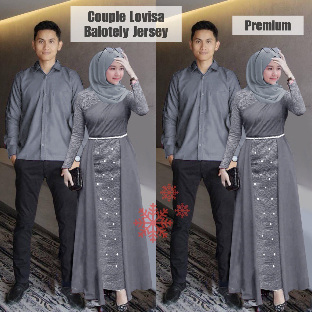 indobest CP LOVISA / COUPLE MUSLIM PRIA WANITA / PESTA GOOD QUALITY