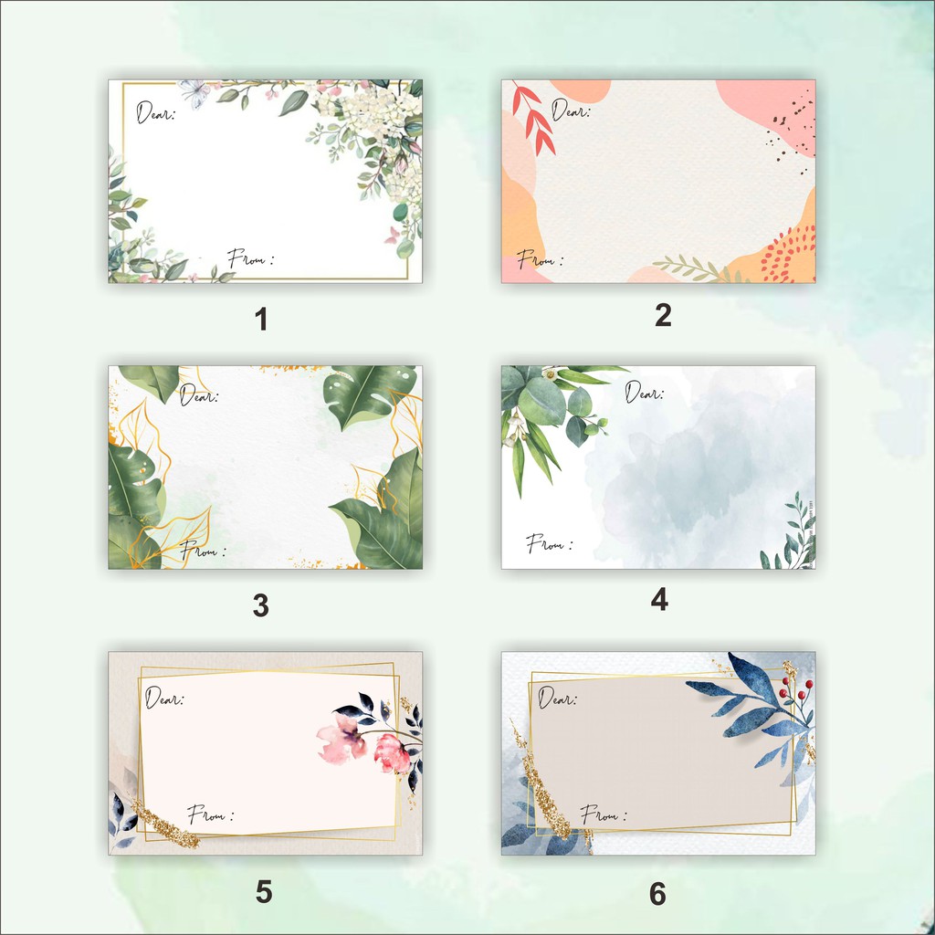 

Greeting Card / Gift Card / Blank Card Kartu Ucapan
