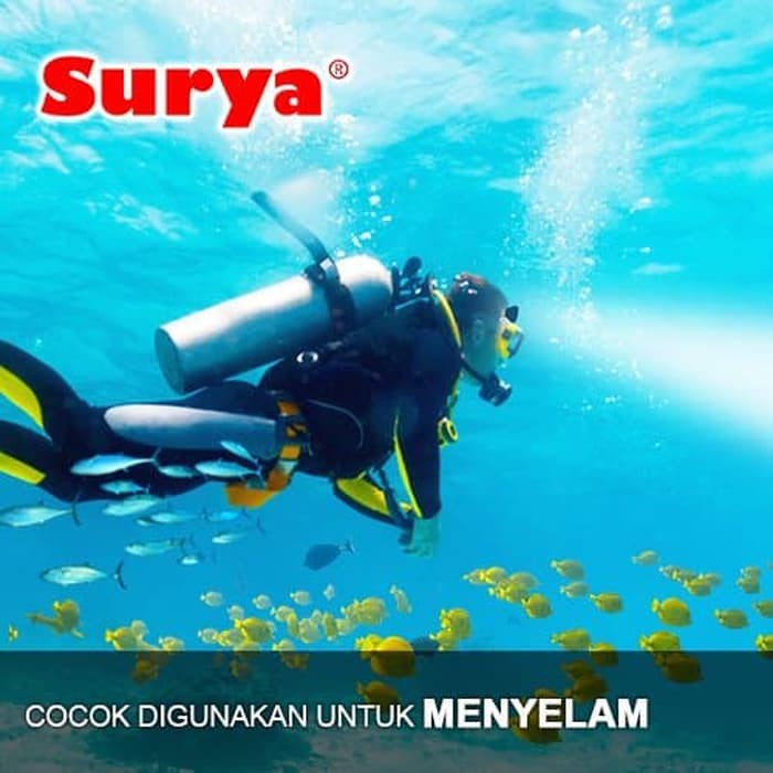 Headlamp / Senter Kepala Surya Selam SYH L155R 15 watt anti air