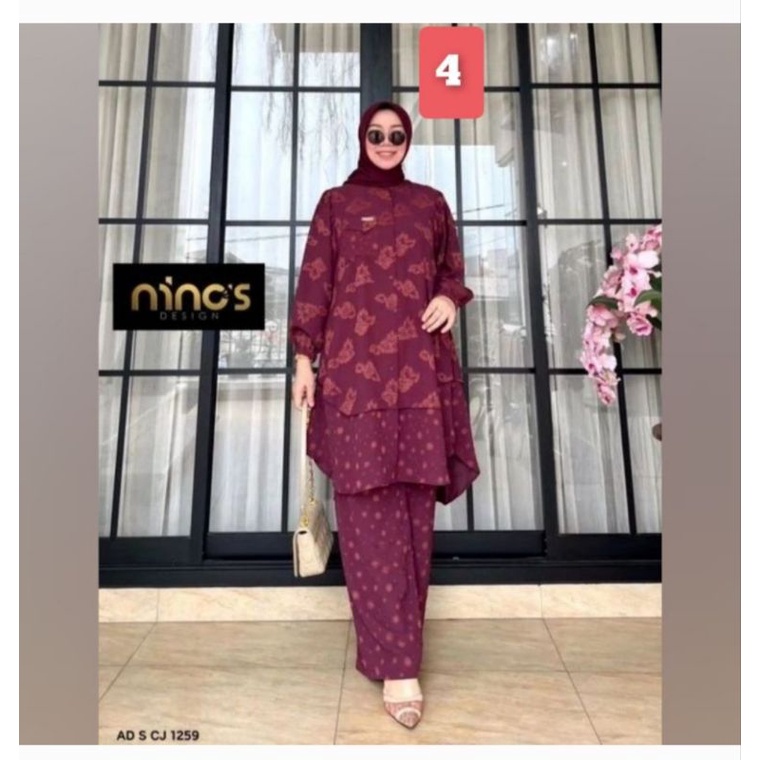 SETELAN TUNIK NINOS AD S CJ 1259 ORIGINAL  BY NINO'S DESIGN