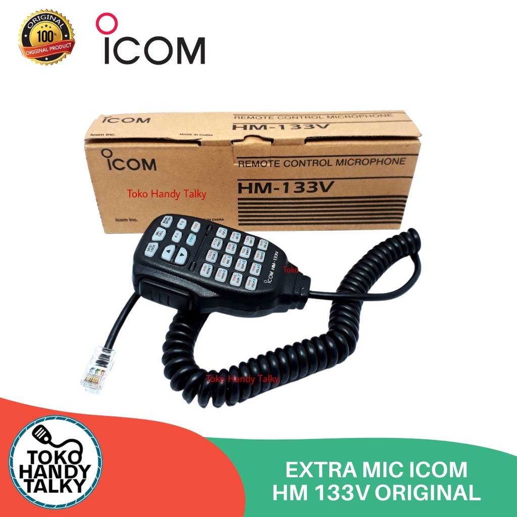 EXTRA MIC RADIO RIG ICOM HM 133V ORIGINAL NEW