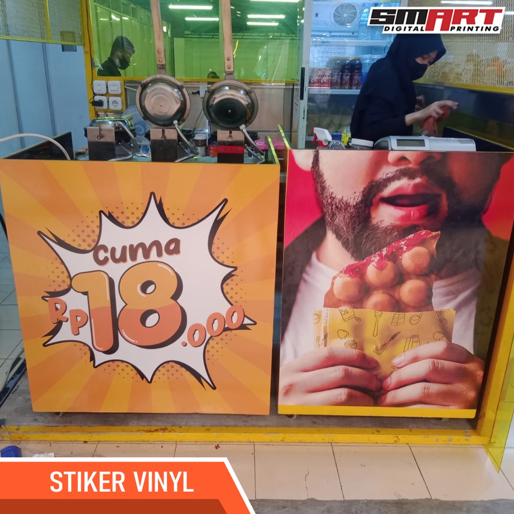 

Sticker Vinyl Premium / Sticker Steling / Sticker Kaca / Cetak Sticker Meteran