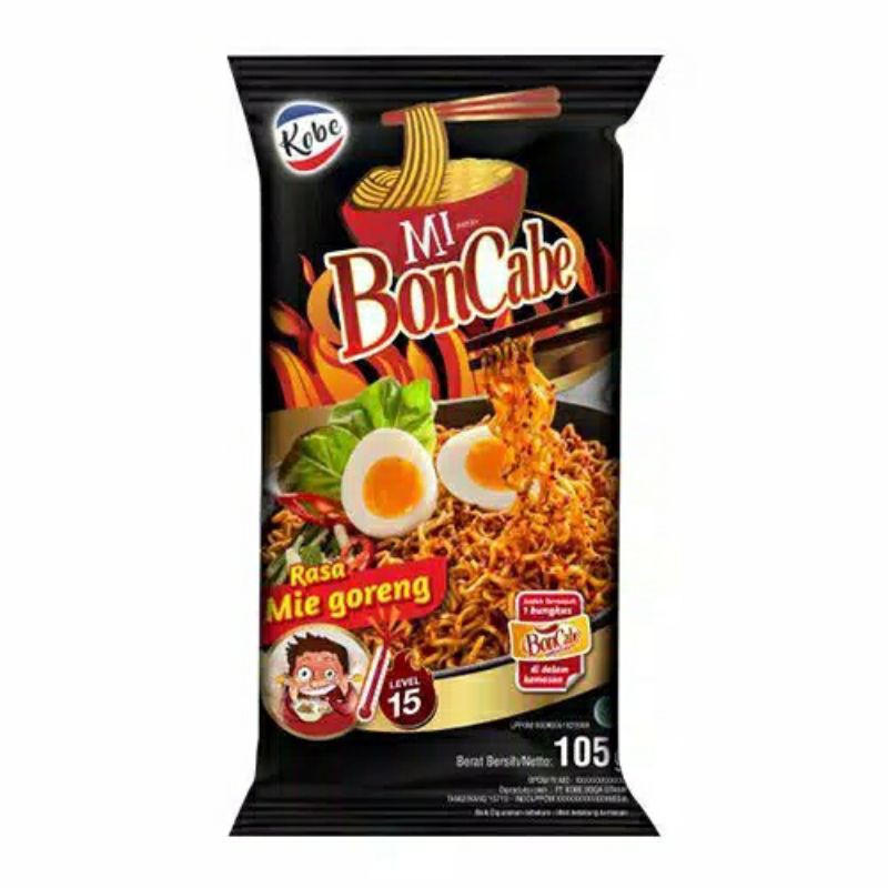 Mi Boncabe Kobe Rasa Mie Goreng/ Mie Bon Cabe 105gram