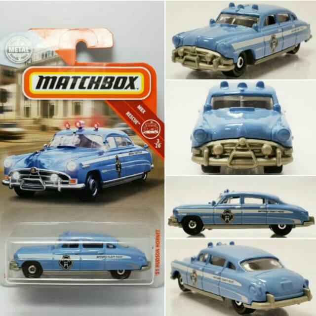 matchbox hudson hornet police car