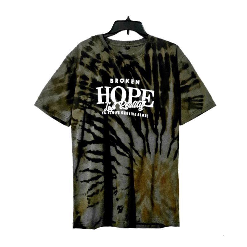 BAJU KAOS/T-SHIRT TIE DYE PRIA WANITA &quot;HOPE&quot; ORIGINAL PREMIUM TIE DYE / KAOS SABLON By Mystericou