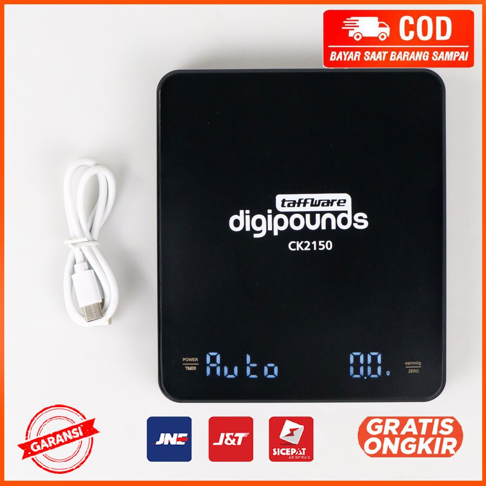 Timbangan Dapur Kopi Digital Scale Timer 3kg 0.1g - CK2150