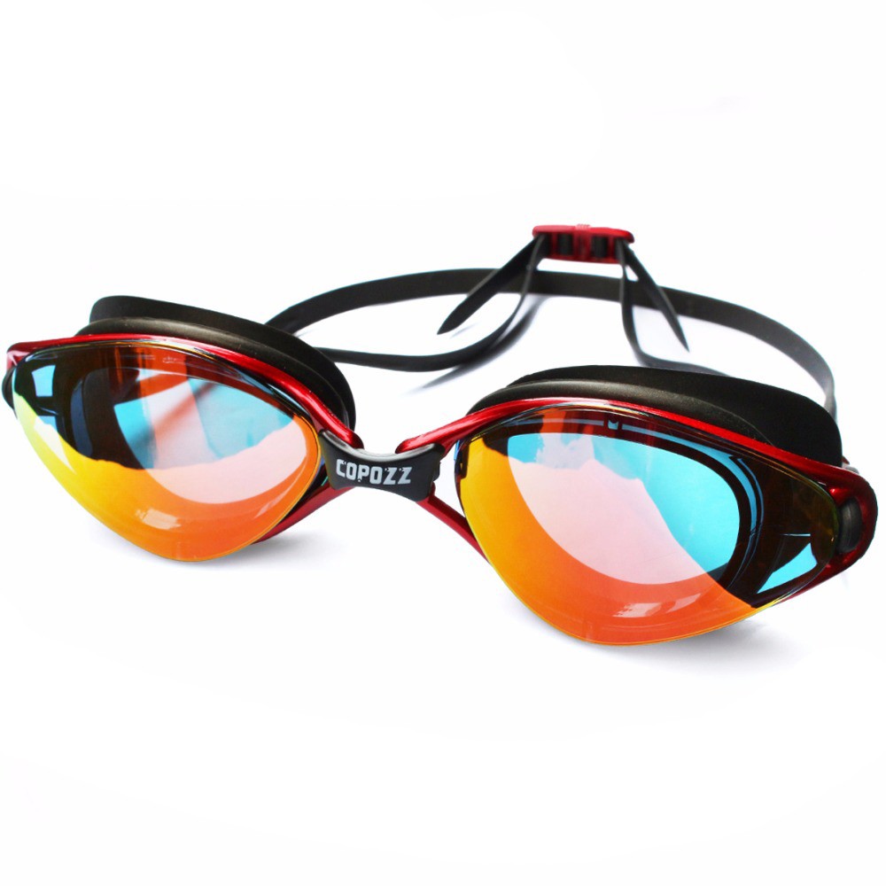 COPOZZ Kacamata Renang Anti Fog UV Protection - GOG-3550 - Red