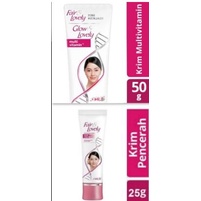 ^ KYRA ^ Fair And Lovely Krim Pencerah Harian Day Cream Glow Lovely - Netto 25 gr