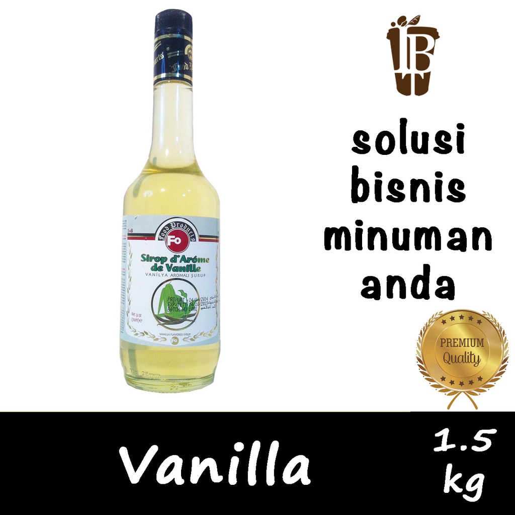 

Gourmet Syrup FO Vanilla Sirup Vanila Impor Premium Grade