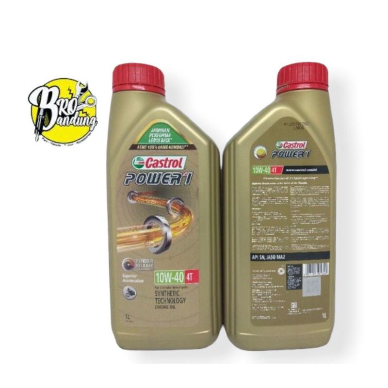 Oli 4T Castrol Power 1 10w40 Motor Sport 1 Liter