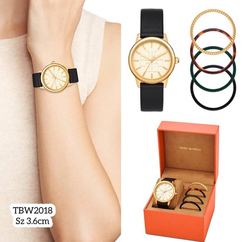 JAM TANGAN TORY BURCH WANITA TBW-2018 FREE RING FREE BOX ORIGINAL