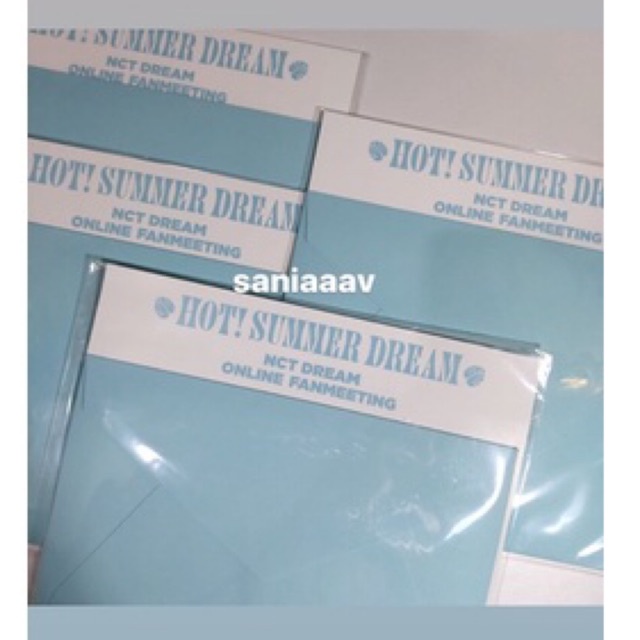 PC SET JENO AR TICKET HOT SUMMER FANMEET DREAM