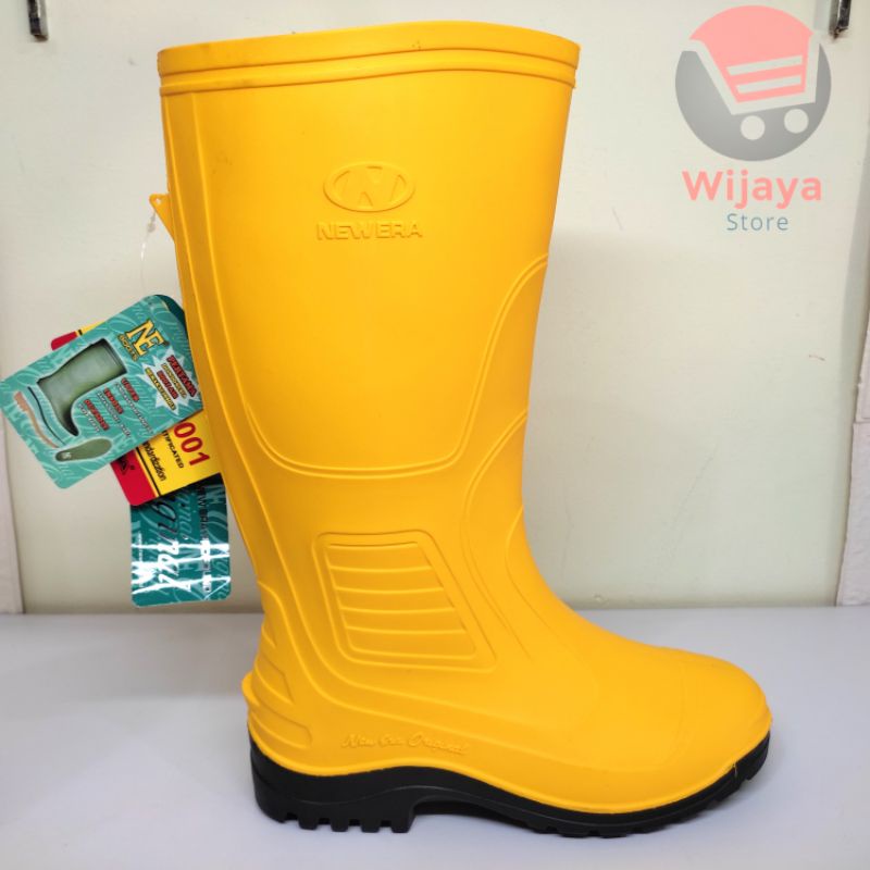 NE Boots Sepatu Boot New Era Kuning APD Konstruksi Proyek dan Perkebunan