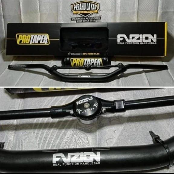 stang stir protaper fuzion cnc handle bar dual fungsi bukan ori