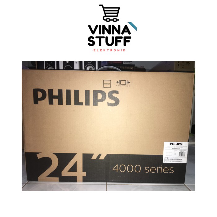 Televisi TV LED 24 Inch Philips 24PHA4003S/70 Monitor PC VGA HDMI USB