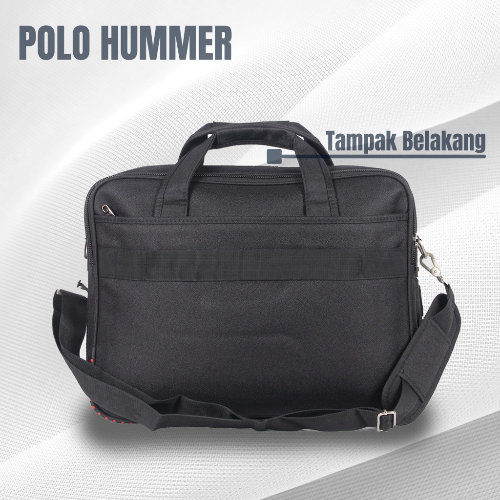 Tas Kerja Stopmap Expanding - Briefcase Tas Laptop POLO HUMMER Original