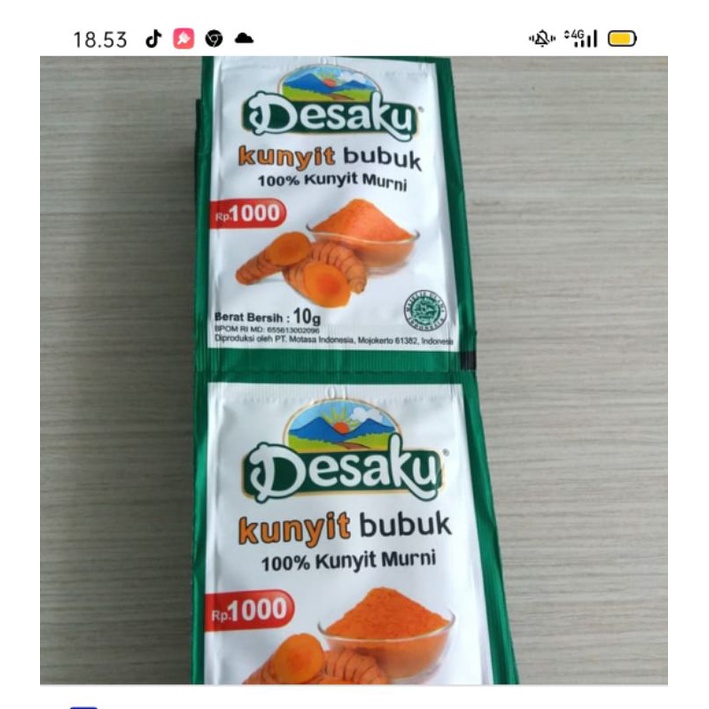 

Desaku kunyit bubuk isi 12pcs