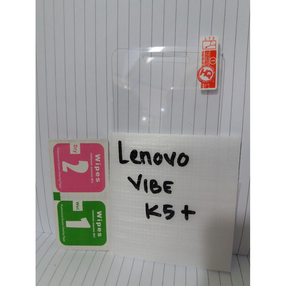 Tempered gorila glass kaca lenovo vibe k5+ k5 plus murah