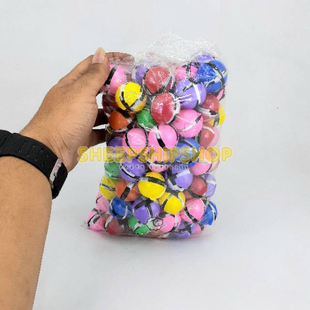 Termurah GROSIR Bajing Loncat Mainan Anak Babajingan Bola Balon Ancul (1 bungkus isi 100) Edukasi