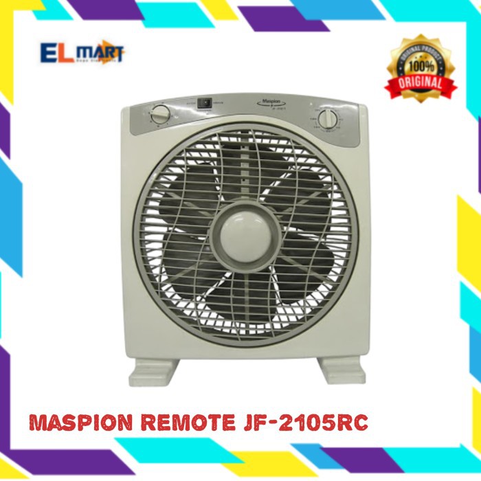 Maspion Kipas Angin kotak Box Fan Remote 12inch JF 2105RC - 2105 RC