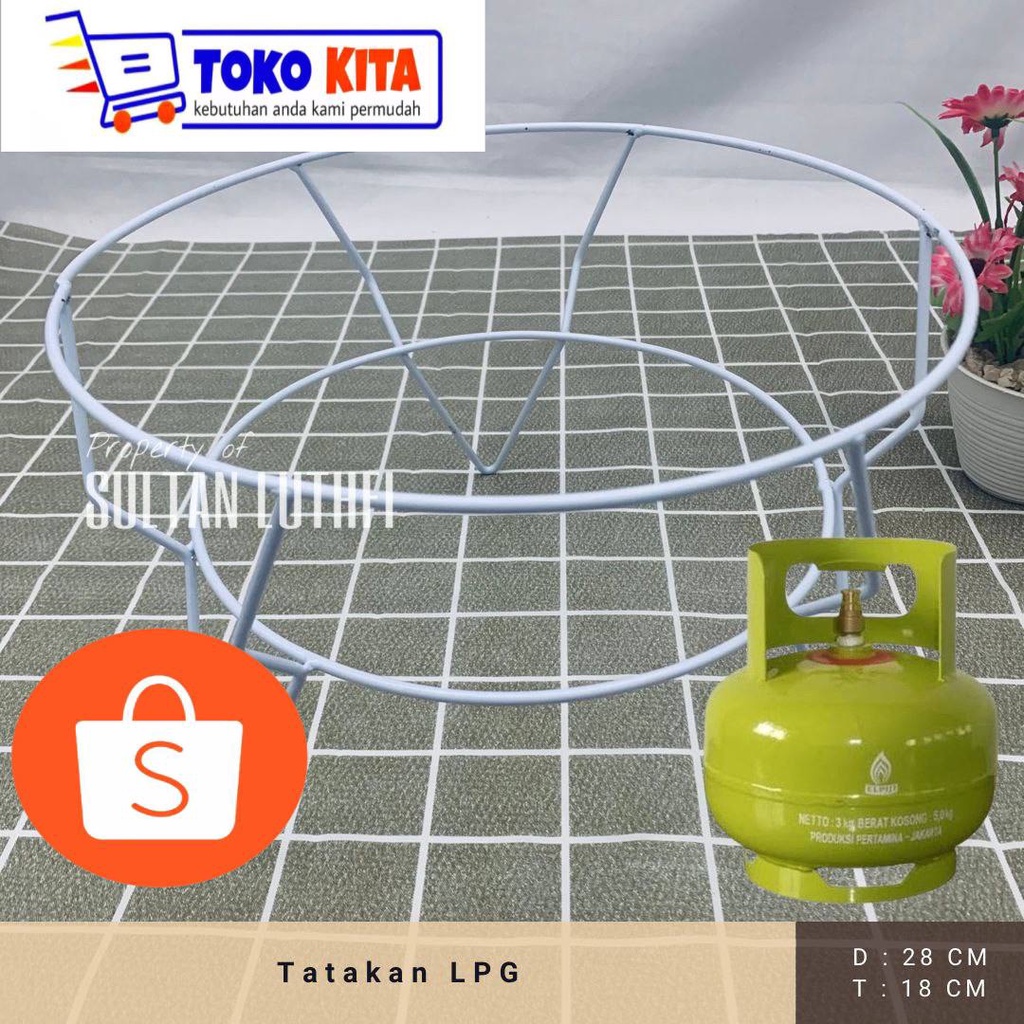 TATAKAN TABUNG GAS LPG 3KG/TATAKAN TABUNG GAS/TATAKAN SERBAGUNA
