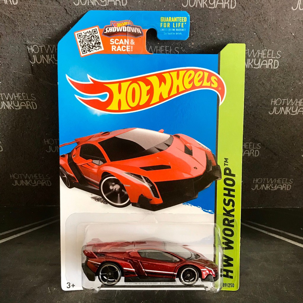 hot wheels lamborghini veneno red