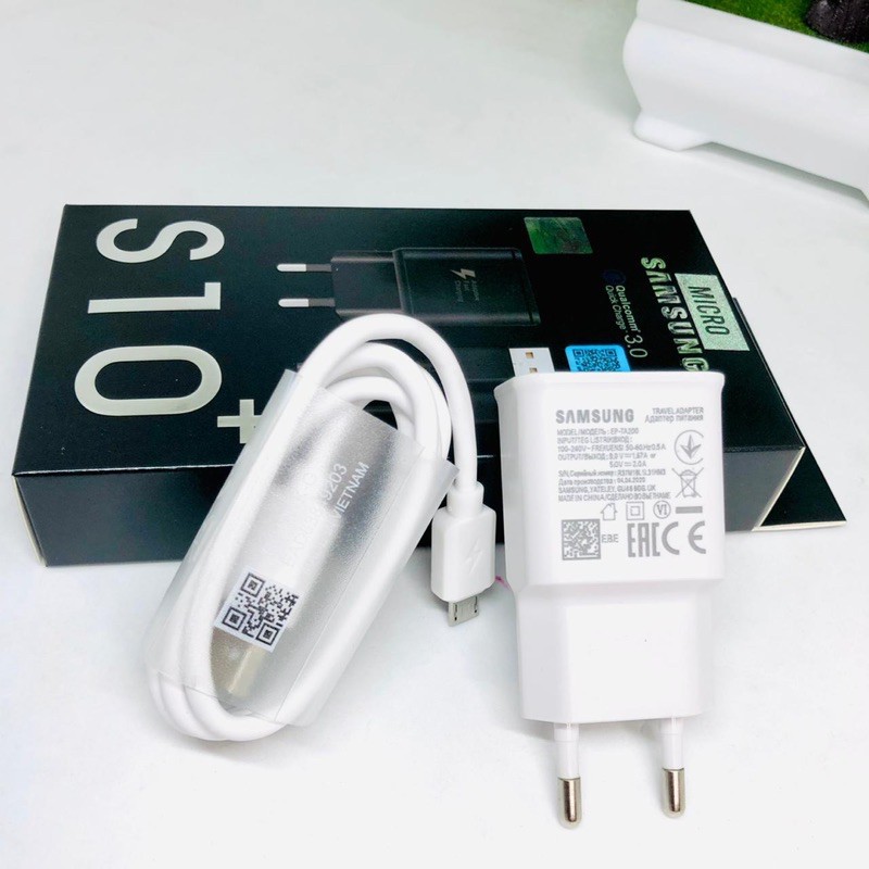 PROMO CHARGER SAMSUNG S10+ MICRO/ TYPE C ORI FAST CHARGING