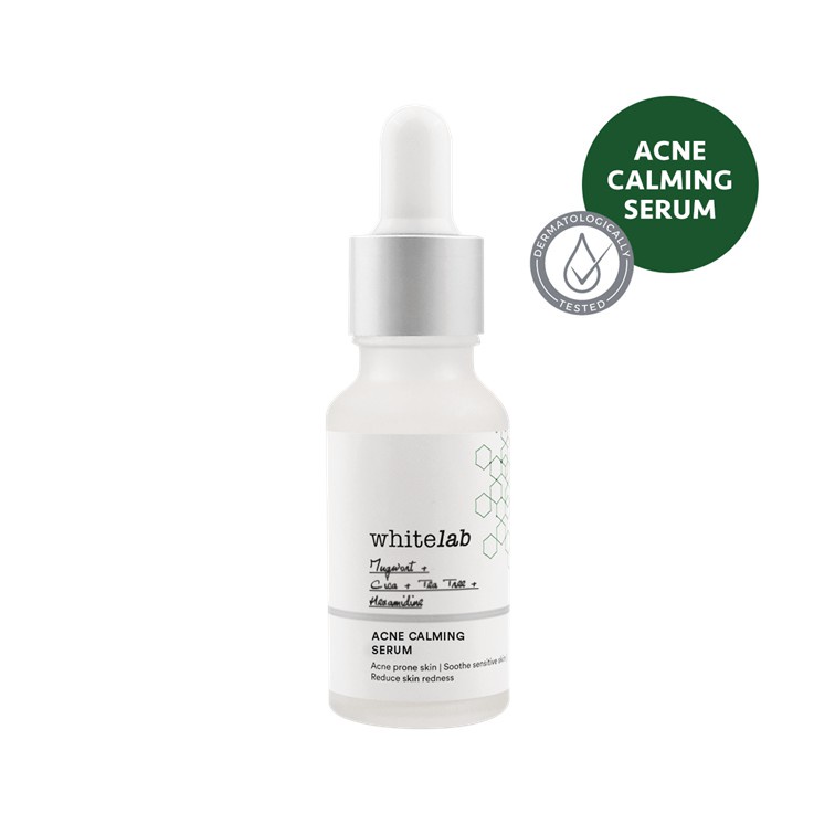 [ORI] Whitelab Acne Calming Serum Mempercepat Proses Penyembuhan Jerawat serta Menenangkan Kulit Sensitive &amp; Kemerahan - 20 ML BPOM