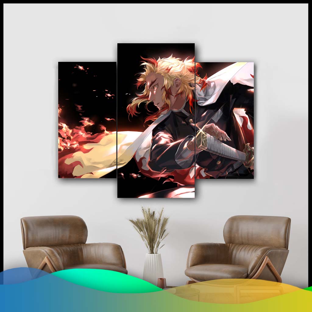 Hiasan Dinding Anime / Hiasan Dinding Demon Slayer 1 Set