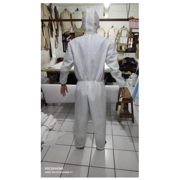 BAJU APD MEDIS HAZMAT BIG SIZE JUMBO TASLAN Waterproof REUSABLE BISA DI CUCI ULANG READY LSG KIRIM