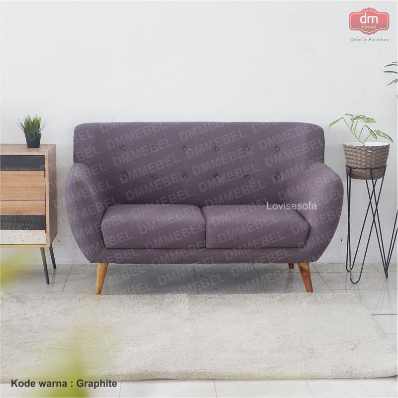 Sofa Minimalis Sofa 2 Seat MADRID - DM Mebel