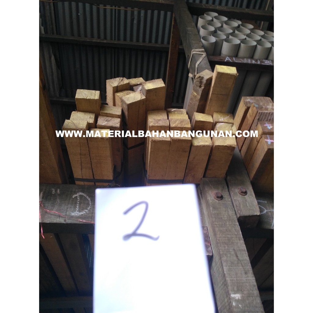 Jual per meter kayu kaso 4 X 6 panjang 1 meter wood bahan bangunan rumah kandang pagar kusen tiang