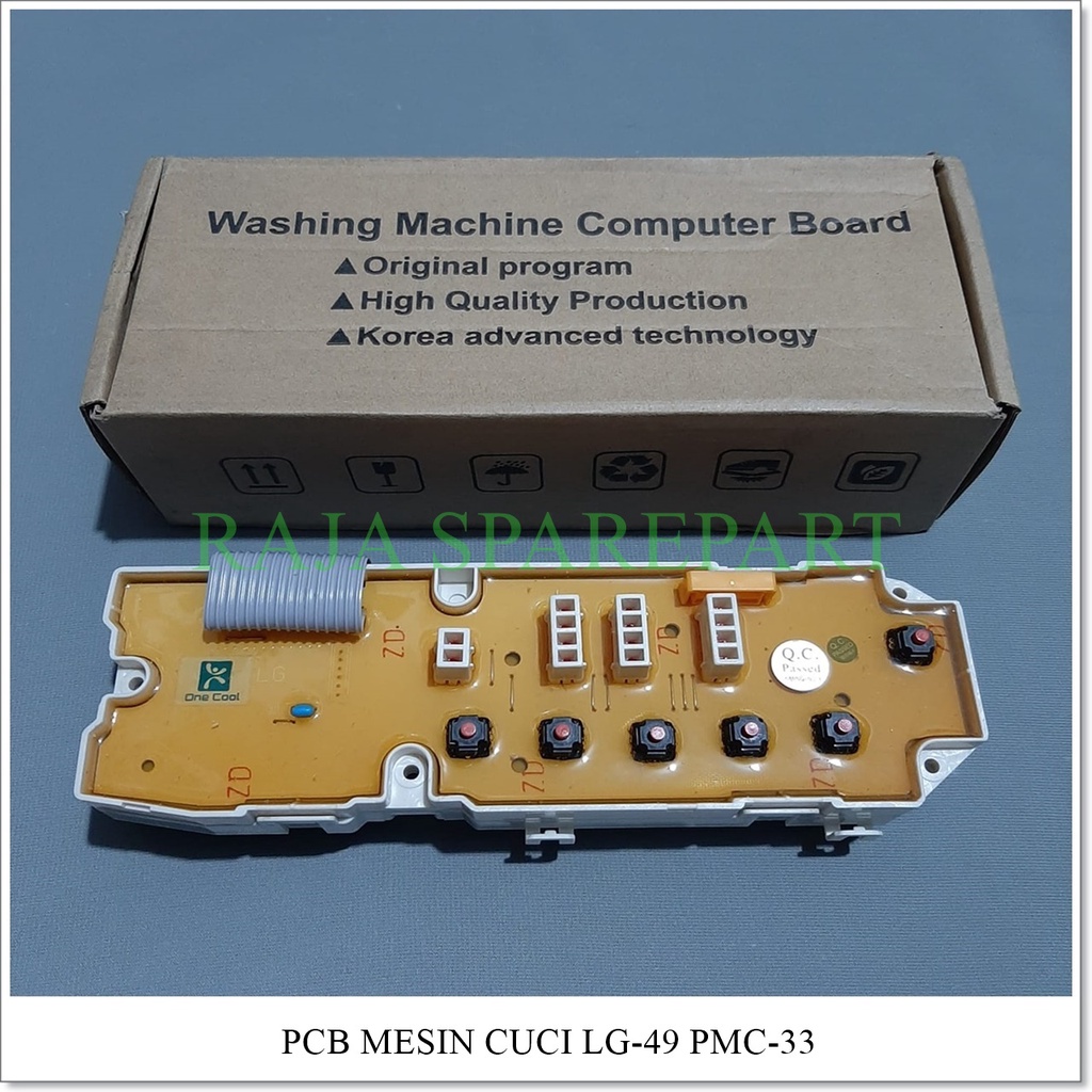 PCB/Panel/Modul Mesin Cuci LG 49 6 Tombol (WF-H700PC, WF-700TC) PMC-33