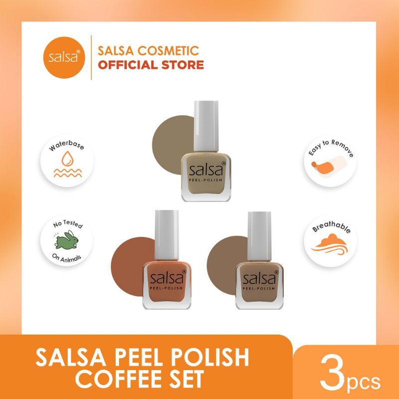 SALSA KUTEK PEEL POLISH (PEEL OFF LUPAS) HIJAB FRIENDLY ISI 3