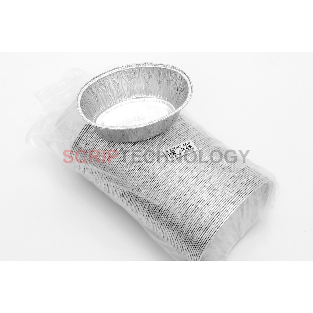 Aluminium Foil Tray PX-225 Wadah Panggang Aluminium  Oval CUP PX225