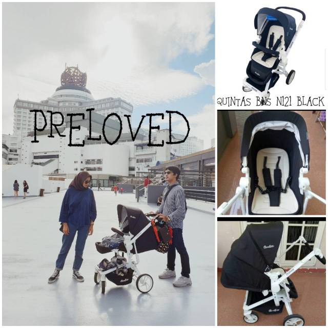 Stroller Quintas Cocolatte BNS 121 Black