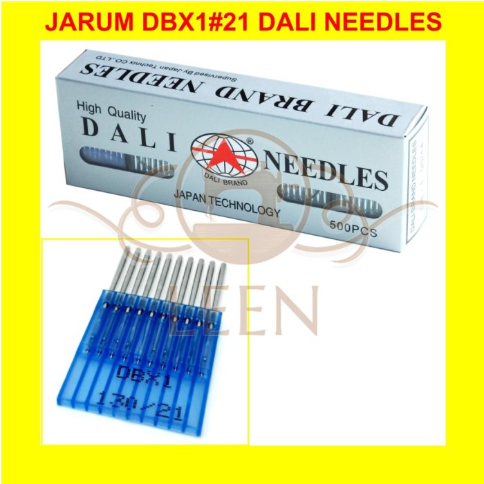 Jarum Jahit Highspeed DALI DBX1 No 21 High Speed Needles DB x 1 LEEN