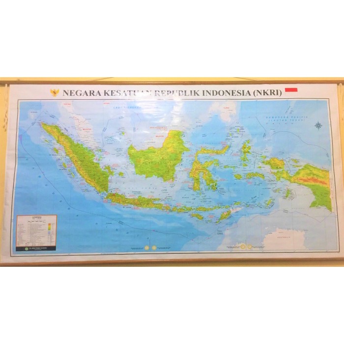 

❤BISA COD❤ Peta Indonesia (NKRI) besar
