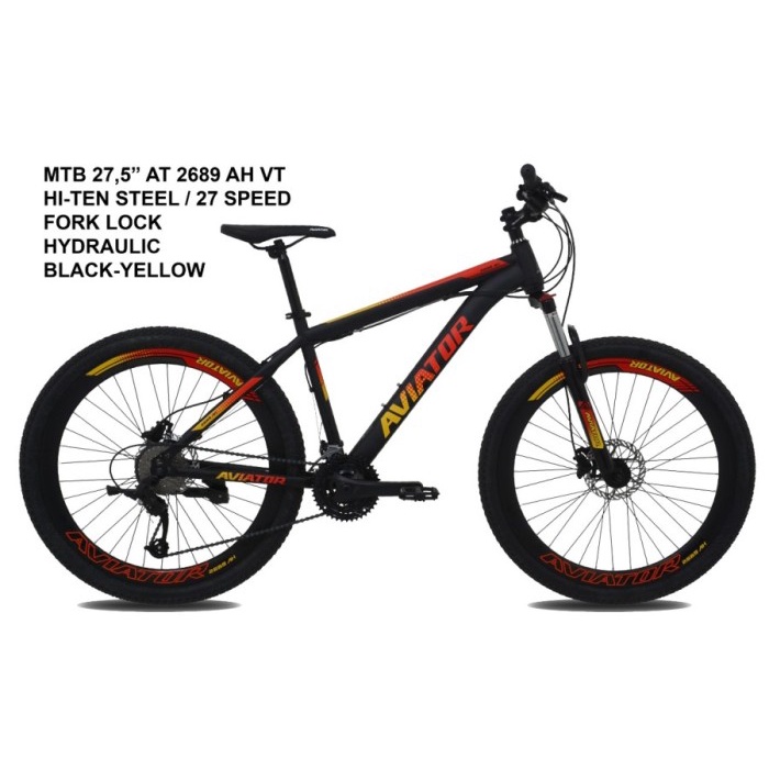 CUCI GUDANG SEPEDA MTB 26 AVIATOR AT 2689 AH VT (BARANG EX DISPLAY)