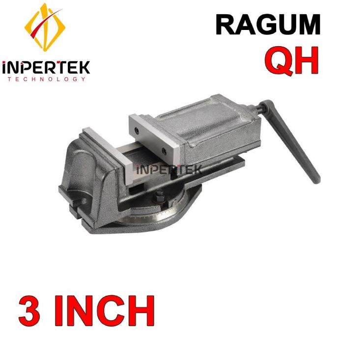 Ragum 3" QH-80 Catok 3" Ragum 3 Inch Vise Catok Ragum Putar 3 Inchi QH