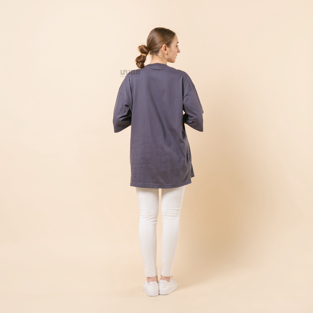 UNIQUE - (Pocket Series) Kaos Oversize Pocket Grey Stone