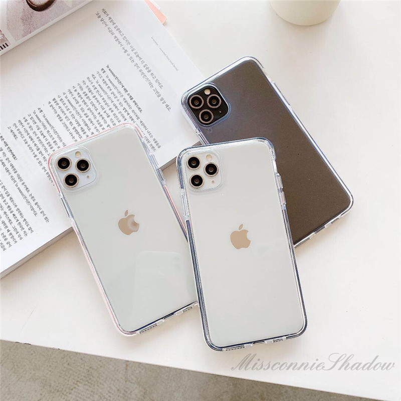 Soft Case Tpu Transparan Anti Jatuh Tahan Banting Untuk Iphone 11 Pro Max Xr Xs Max 6 6s 8 7 Plus Se 2020