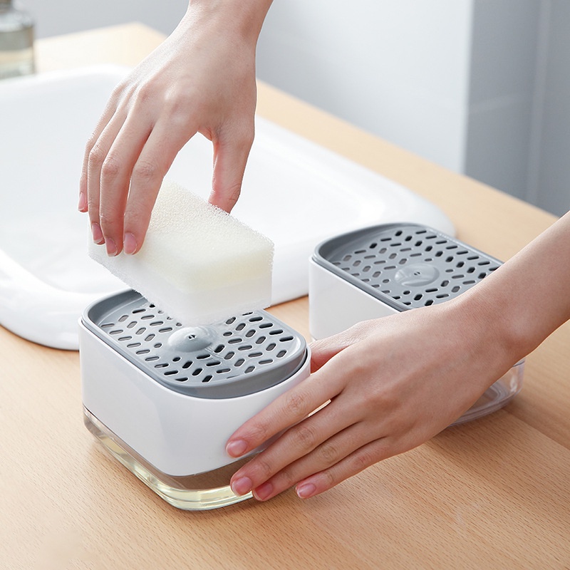 Dispenser Sabun Cair Otomatis Tipe Tekan Manual Untuk Dapur