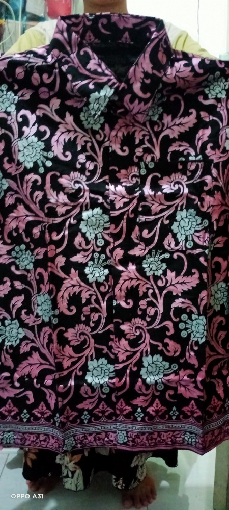 Kemeja Batik Jumbo Couple Ayah Anak Batik Pink Keren