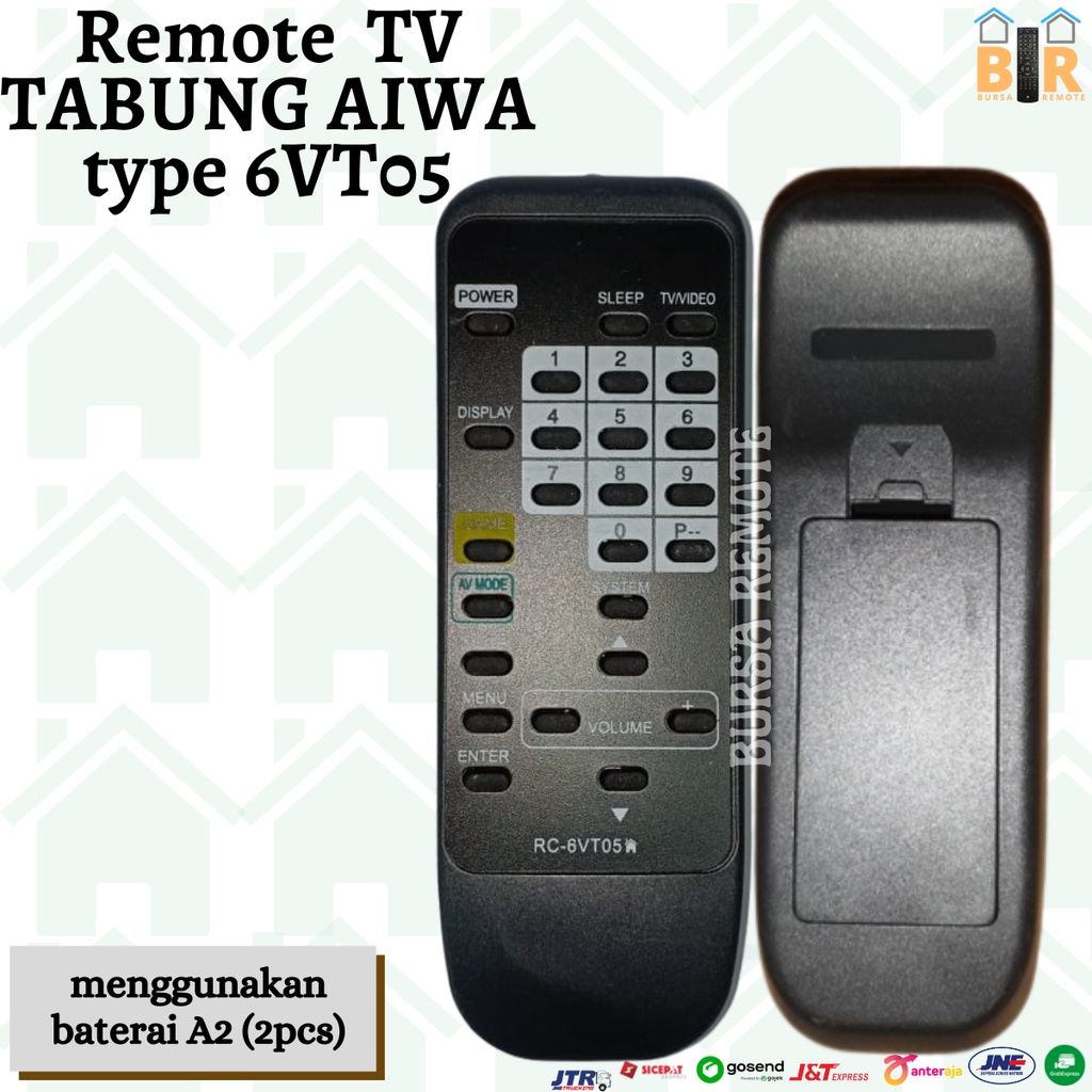 Remot / REMOTE TV TABUNG AIWA type RC-6VT05 / ECER DAN GROSIR